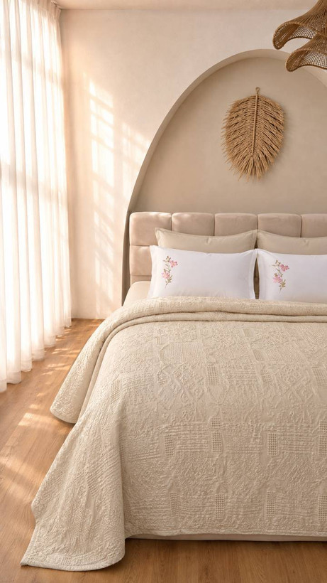 روتختی دونفره وارداتی ترک cotton life
