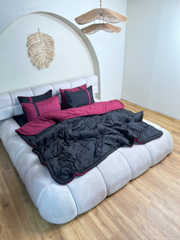 رو تختی مینیمال پارچه نخ پنبه وارداتی